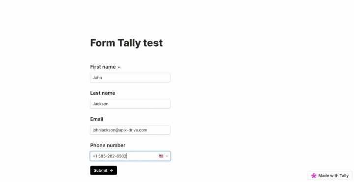 Fill out a form Fill out a form