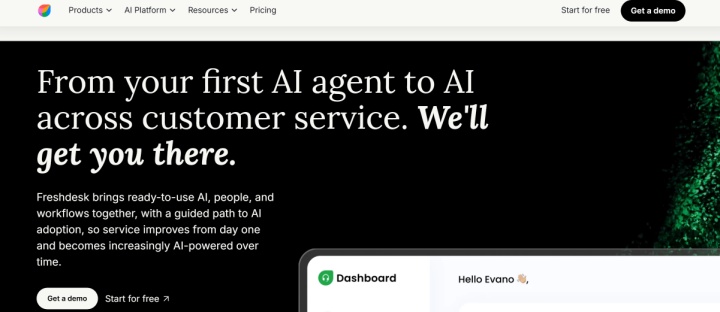 Freshworks website