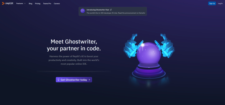 Best AI Code Generators | Replit GhostWriter