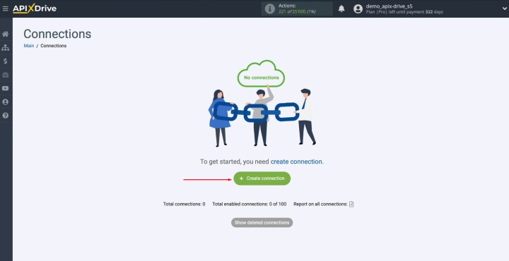 Create a new connection Create a new connection