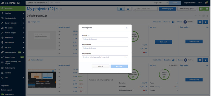 What is Serpstat |&nbsp;Rank Tracker tool