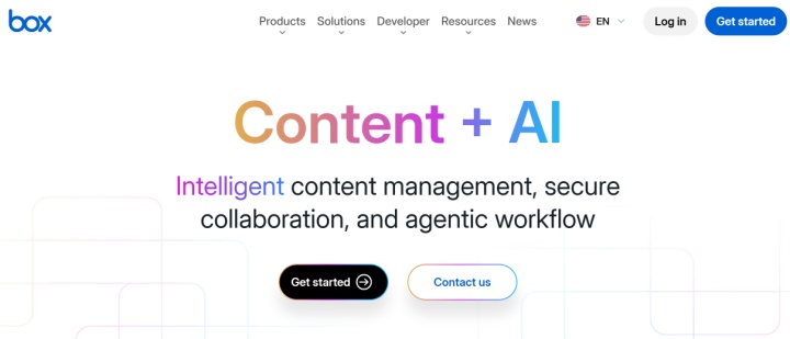 Box website