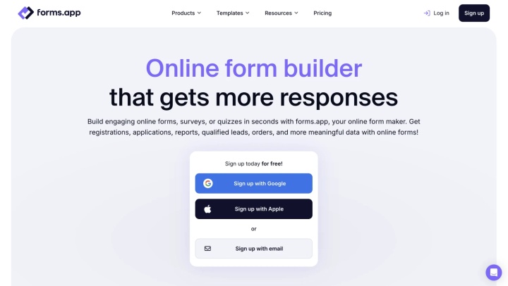 Tools for creating online forms | forms.app