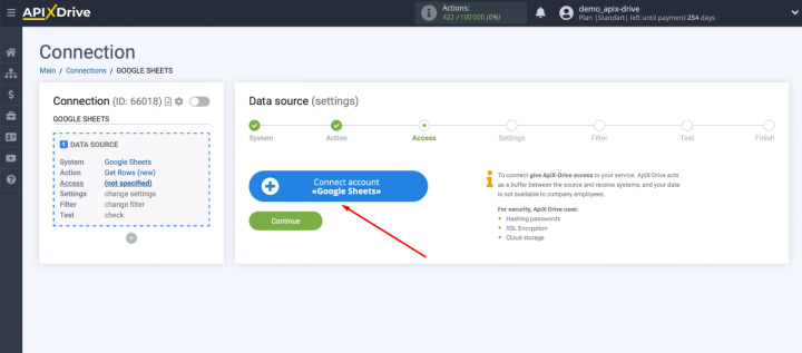 Google Sheets and Zoho CRM integration | Connect a Google Sheets account