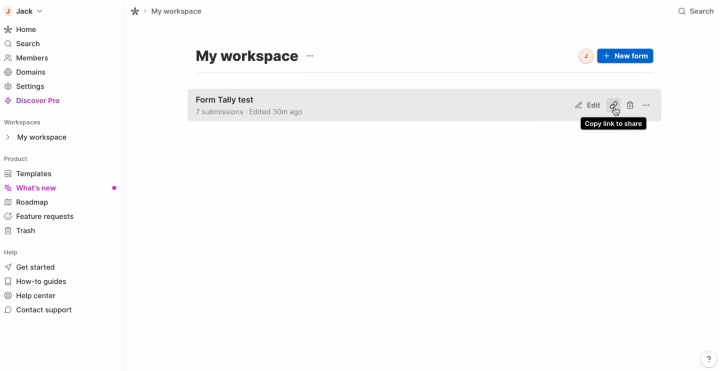 Tally and HubSpot integration | Copy link to share Tally and HubSpot integration | Copy link to share
