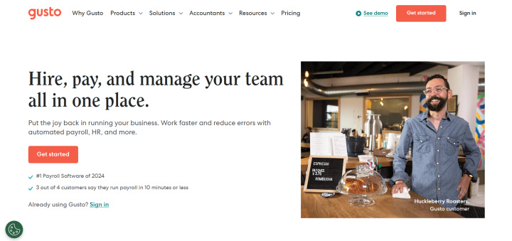 Small business hr software | Gusto