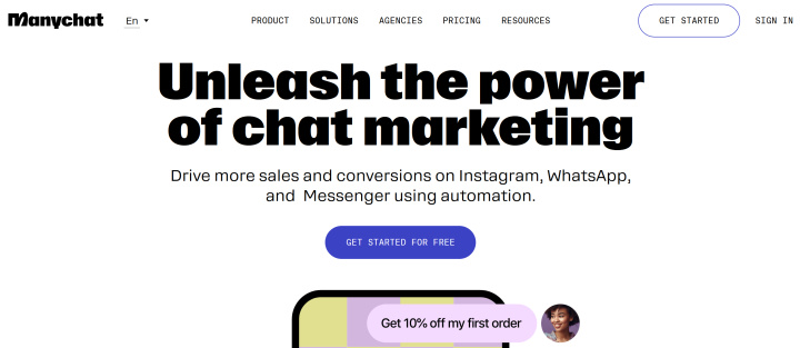 Best Marketing Automation Software | ManyChat