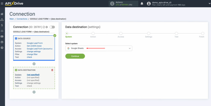 Google Lead Form and Google Sheets integration | Choose the system