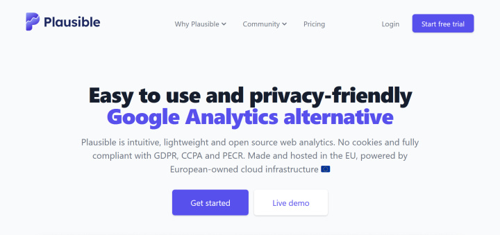 Top Google Analytics Alternatives | Plausible