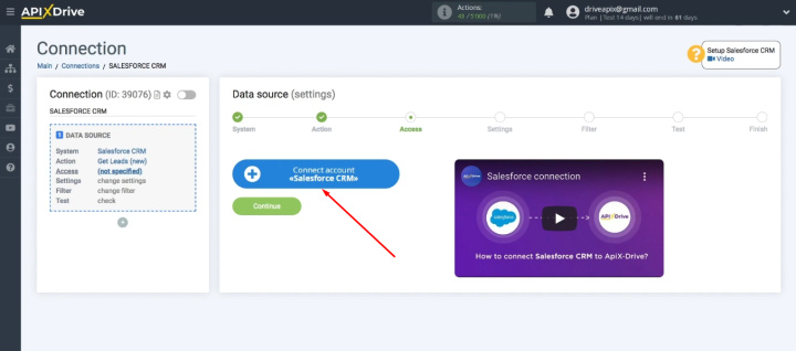 Salesforce and Todoist integration | Connect Salesforce to the ApiX-Drive