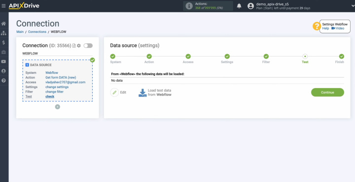 Webflow and Wrike integration | There should be data here for one of your Webflow leads