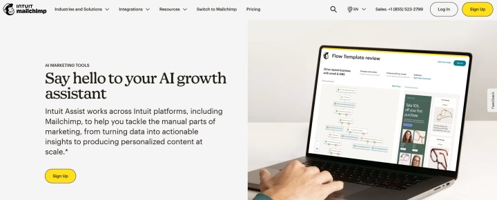 Mailchimp website