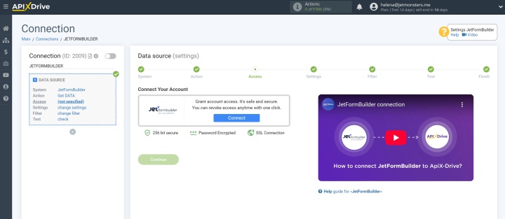 Connect JetFormBuilder