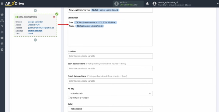 You can also enter data manually