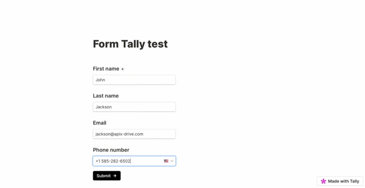Tally and HubSpot integration | Fill out your form on the website Tally and HubSpot integration | Fill out your form on the website
