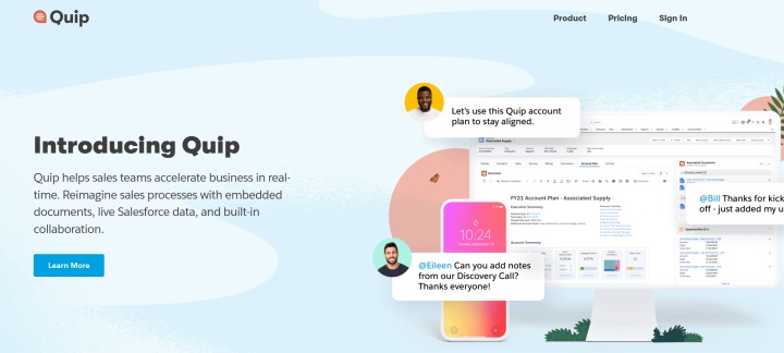 Quip website Quip website