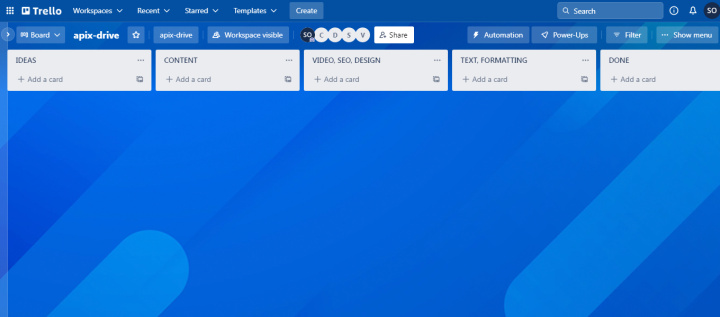 Project Management in Trello | Stage-columns