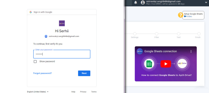 Cómo conectar Google Forms a Asana | Especificar una contraseña