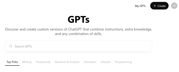 ChatGPT | GPTs Store