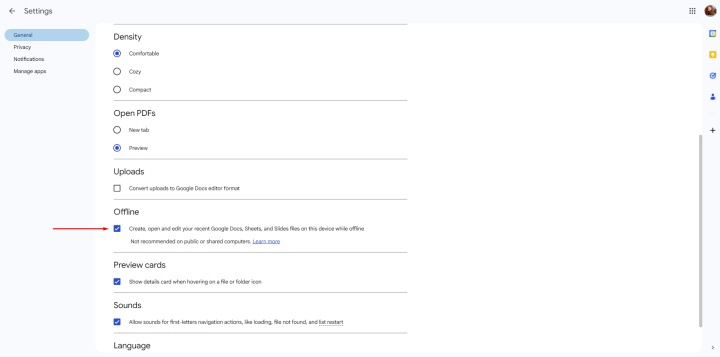 Trucos de Google Docs | Activa el modo sin conexión en la configuración de Google Drive Trucos de Google Docs | Activa el modo sin conexión en la configuración de Google Drive