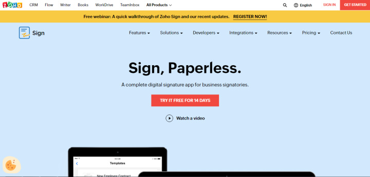 Aplicaciones de firma digital | Zoho Sign