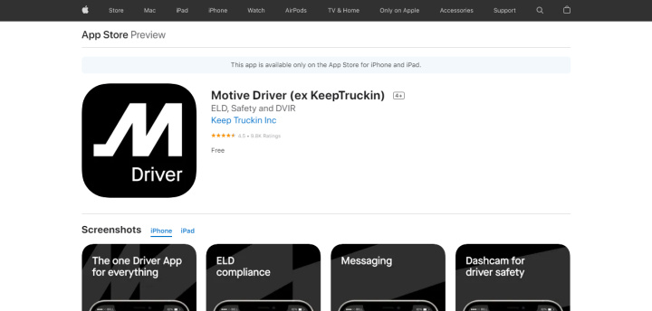 7 mejores aplicaciones para camioneros | Motive Driver en la App Store