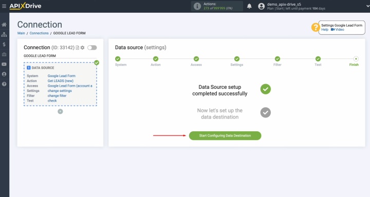 Integración de Google Lead Form y Trello | Haz clic en el botón verde Integración de Google Lead Form y Trello | Haz clic en el botón verde