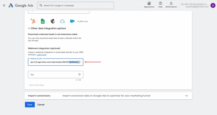 Integración de Google Lead Form y Trello | Copiar parte de la URL Integración de Google Lead Form y Trello | Copiar parte de la URL