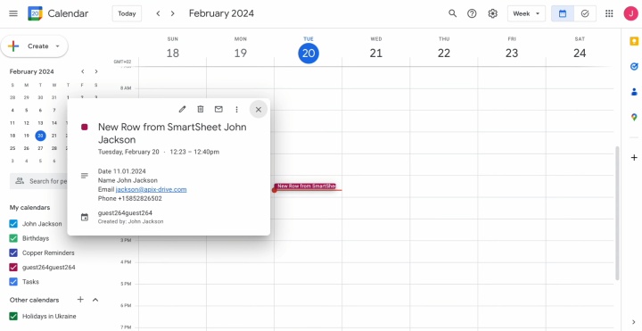 Перейдите к Календарю Google, чтобы проверить результаты тестирования. Перейдите к Календарю Google, чтобы проверить результаты тестирования.