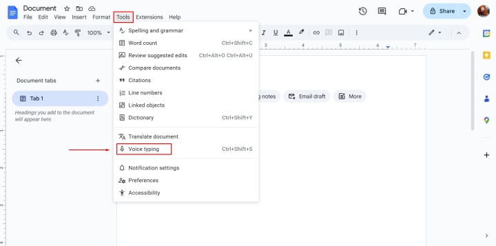 Как использовать Google Docs | Голосовой ввод Как использовать Google Docs | Голосовой ввод