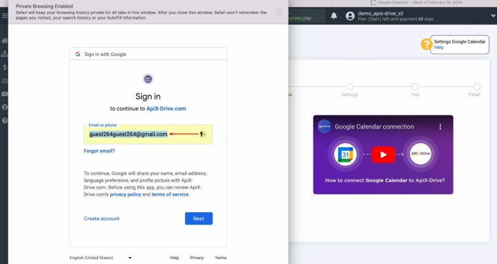 Предоставьте данные для входа в аккаунт Google Предоставьте данные для входа в аккаунт Google