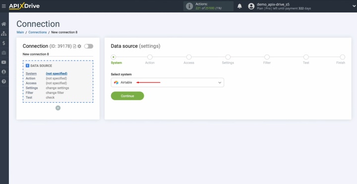 Виберіть Airtable Виберіть Airtable
