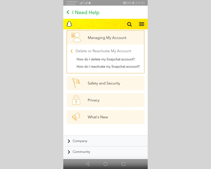 Як змінити ім'я користувача Snapchat | Як видалити свій обліковий запис Snapchat