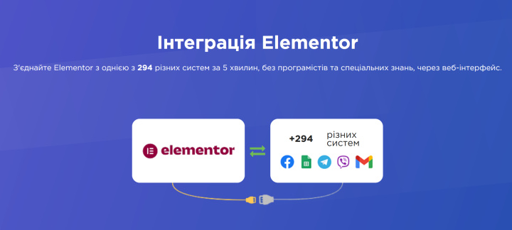 Інтеграція Elementor – KeyCRM