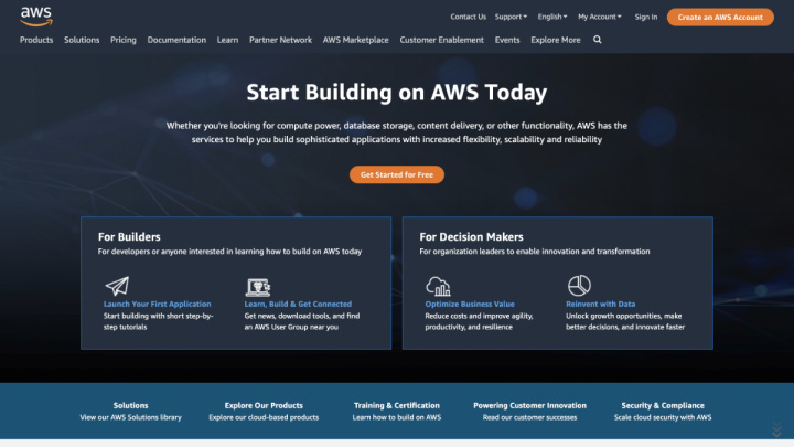 Amazon Web Services – це одна з найбільших та найвідоміших хмарних платформ