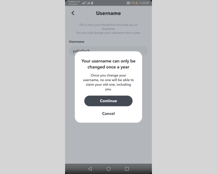 Як змінити ім'я користувача Snapchat | Ім'я користувача можна міняти раз на рік