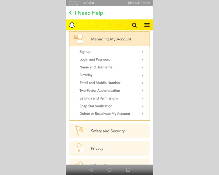 Як змінити ім'я користувача Snapchat | Видалити або повторно активувати мій обліковий запис