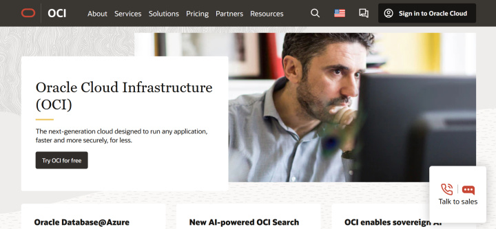 Постачальники хмарних сервісів | Oracle Cloud Infrastructure