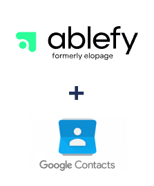 Einbindung von Ablefy und Google Contacts