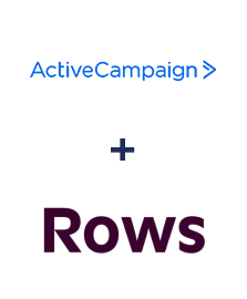 Einbindung von ActiveCampaign und Rows