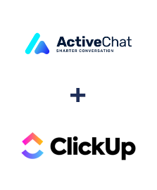 Einbindung von ActiveChat und ClickUp