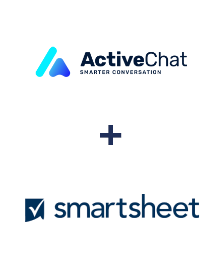 Einbindung von ActiveChat und Smartsheet