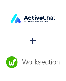 Einbindung von ActiveChat und Worksection