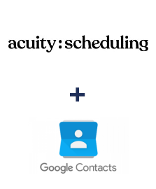Einbindung von Acuity Scheduling und Google Contacts