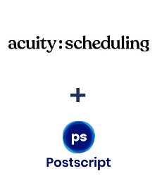 Einbindung von Acuity Scheduling und Postscript