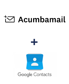 Einbindung von Acumbamail und Google Contacts