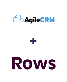 Einbindung von Agile CRM und Rows