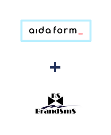 Einbindung von AidaForm und BrandSMS 