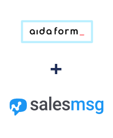 Einbindung von AidaForm und Salesmsg