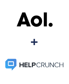 Einbindung von AOL und HelpCrunch